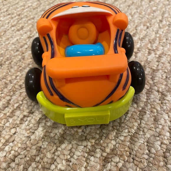 B. Toys 4 Pull Back Vehicles Car, Pick up Truck, Race Car and Taxi Toddler Toys - Picture 7 of 15
